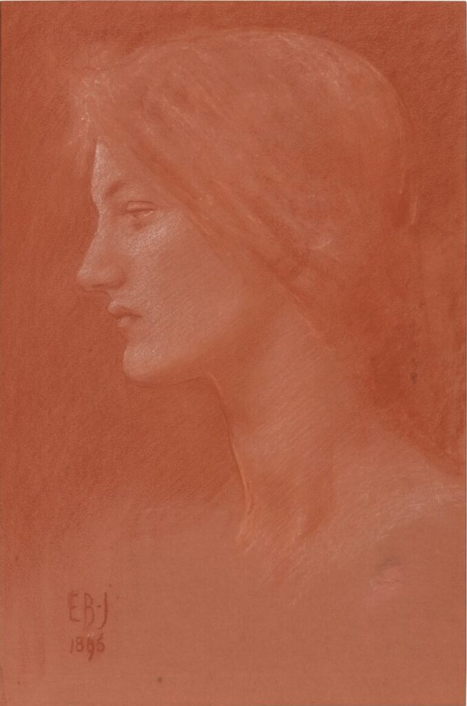 Burne jones young girl sold £195,300 estimated at £30k-£50k