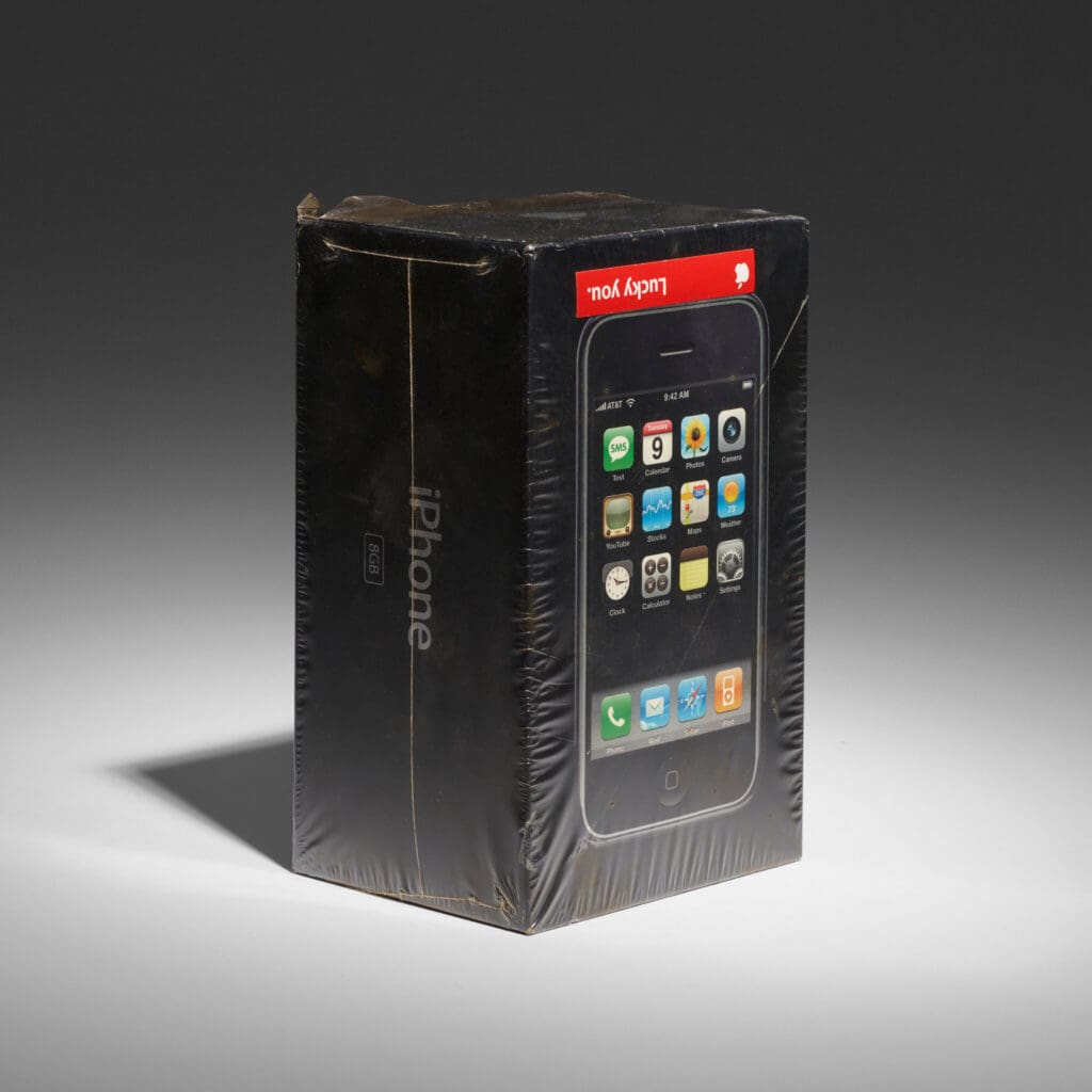 1st generation iPhone 4GB, factory sealed, sold for over $190k