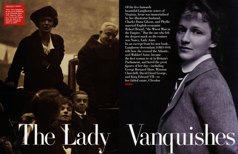 Vanity Fair’s The Lady Vanquishes feature, written by James Fox in 2020