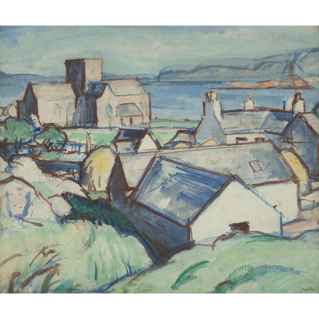 Samuel John Peploe RSA (British, 1871-1935) Iona Abbey