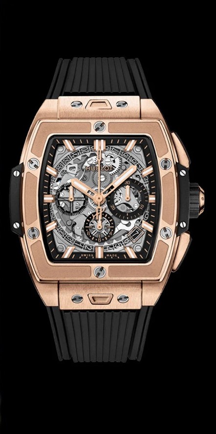 Hublot Spirit of Big Bang King Gold wristwatch, ref. 642.OX.0180.RX.1104. We would look to insure this piece in the region of £43,400.