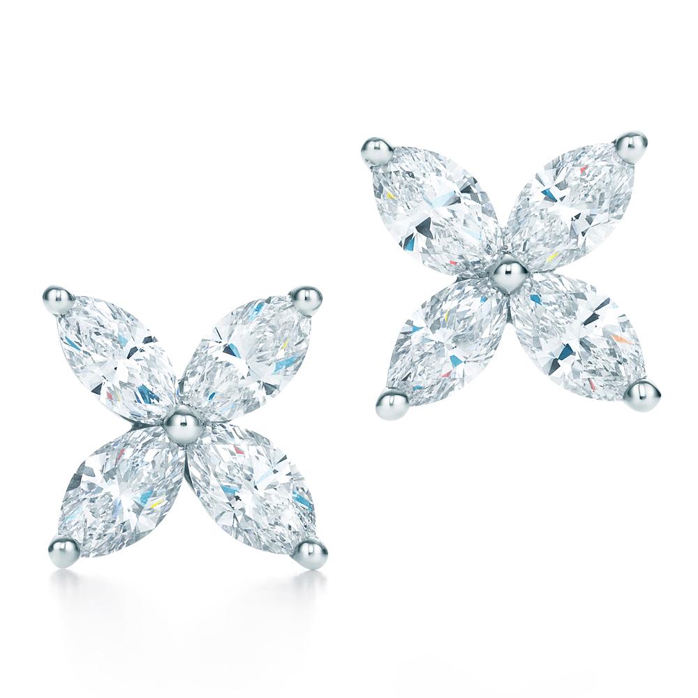 Tiffany & Co. Victoria diamond earrings